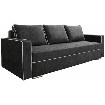 Sofá cama Decatur de Forever - Gris, 3 asientos, Almacenamiento Sofá cama Decatur de Forever - Gris, 3 asientos, Almacenamiento