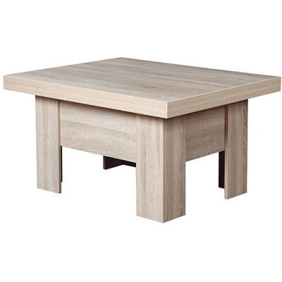 MUEBLES Rozšiřitelný konferenční stolek Sonoma dub - Konferenční stolek MUEBLES Rozšiřitelný konferenční stolek Sonoma dub - Konferenční stolek
