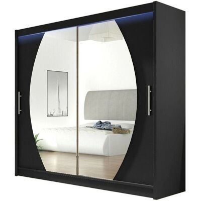 Szafa Atlanta 102 - Drzwi przesuwne, LED, 2 drzwi - Unia Europejska Szafa Atlanta 102 - Drzwi przesuwne, LED, 2 drzwi - Unia Europejska