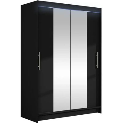 Szafa Atlanta 133 - Drzwi przesuwne, LED, 5 półek - Meble Szafa Atlanta 133 - Drzwi przesuwne, LED, 5 półek - Meble