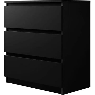 MUEBLES Cómoda 159 Negra - Cómoda MUEBLES Cómoda 159 Negra - Cómoda