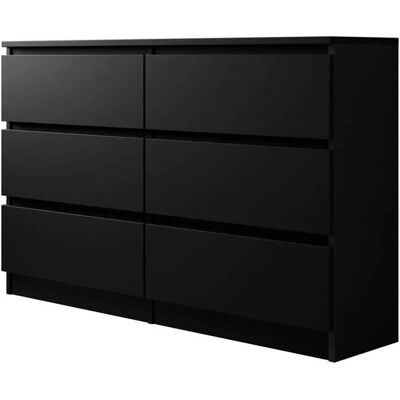 Muebles Miami 177 Compacto Negro - Comoda Muebles Miami 177 Compacto Negro - Comoda