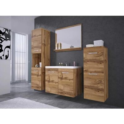 Mobilier1 Sarasota 108 Roble Wotan Juego de baño Mobilier1 Sarasota 108 Roble Wotan Juego de baño