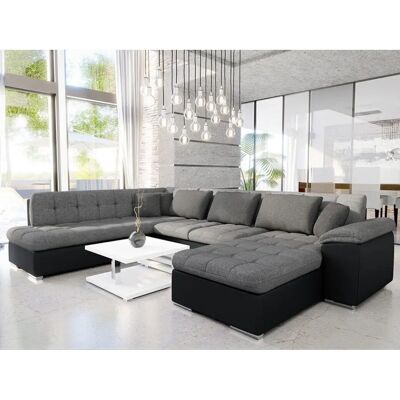 Sofa Zig Zag z ekologické kůže šedá Comfivo 141 - Pohovka Sofa Zig Zag z ekologické kůže šedá Comfivo 141 - Pohovka