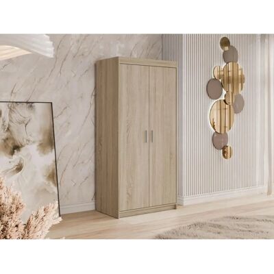 Muebles - Armario Tucson 112 - Roble Sonoma - Armario Muebles - Armario Tucson 112 - Roble Sonoma - Armario