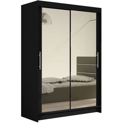 MUEBLES Šatní skříň Atlanta 129 - Posuvné dveře - 5 polic MUEBLES Šatní skříň Atlanta 129 - Posuvné dveře - 5 polic