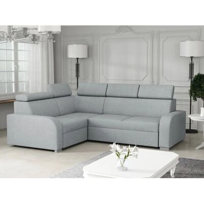 MUEBLES - Columbus 230 - Gris - Sofá rincón MUEBLES - Columbus 230 - Gris - Sofá rincón