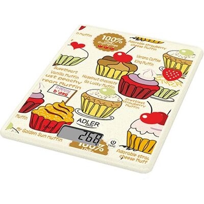 Adler AD 3158 - Multicolore - Bilancia da cucina Adler AD 3158 - Multicolore - Bilancia da cucina