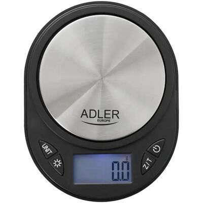 Keukenweegschaal Adler AD 3162 - 750g Precisie Zwart Keukenweegschaal Adler AD 3162 - 750g Precisie Zwart