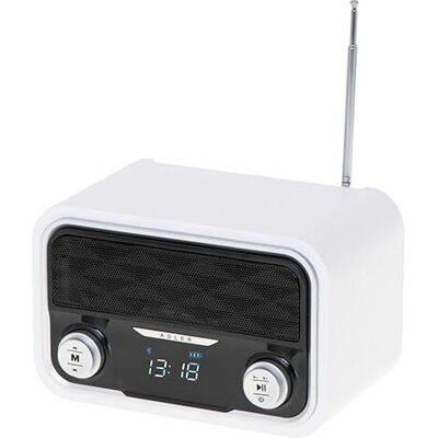 Adler AD 1185 Tragbares Weiß Bluetooth-Radio - Radio Adler AD 1185 Tragbares Weiß Bluetooth-Radio - Radio