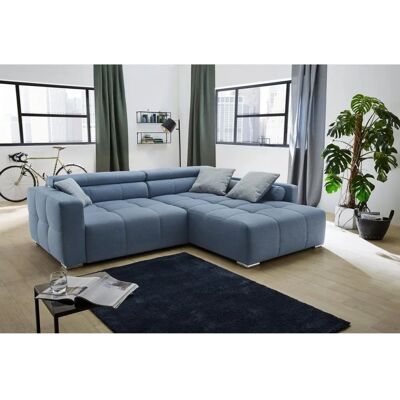 JOCKENHÖFER GRUPPE Salerno L-Form Sofa - Modern, Blau, Umkehrbare Ottomane - Sofa JOCKENHÖFER GRUPPE Salerno L-Form Sofa - Modern, Blau, Umkehrbare Ottomane - Sofa