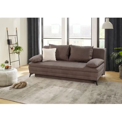 JOCKENHÖFER GRUPPE Laurin Schlafsofa - Microfaser, Braun JOCKENHÖFER GRUPPE Laurin Schlafsofa - Microfaser, Braun