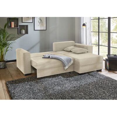 Jockenhöfer Gruppe - Elmau L-Form - beige-grau - Cord - Sofa Jockenhöfer Gruppe - Elmau L-Form - beige-grau - Cord - Sofa