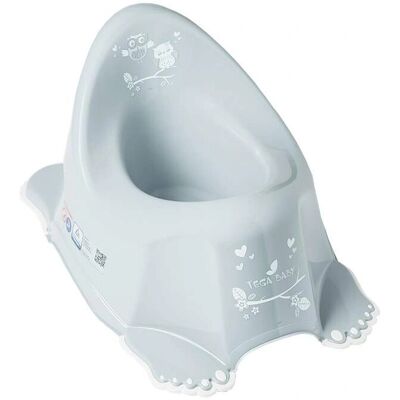 Tega Bébé Hibou poterie antidérapante - gris - Siège d'apprentissage - Publicité Tega Bébé Hibou poterie antidérapante - gris - Siège d'apprentissage - Publicité