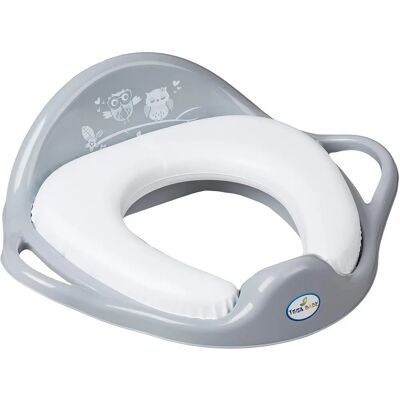 Tega Baby Grau Eulen Weiches WC-Sitz - Toilettenbrüstung Tega Baby Grau Eulen Weiches WC-Sitz - Toilettenbrüstung