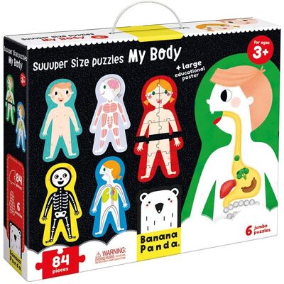 Ensemble de puzzles du corps humain Banana Panda - Puzzles éducatifs - Publicité Ensemble de puzzles du corps humain Banana Panda - Puzzles éducatifs - Publicité