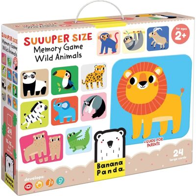 Super Groot Memory Spel - Wilde Dieren Super Groot Memory Spel - Wilde Dieren