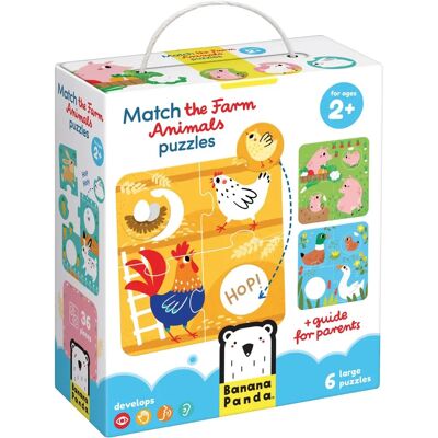 Banana Panda Boerderijdieren Puzzel - Educatief Speelgoed Banana Panda Boerderijdieren Puzzel - Educatief Speelgoed