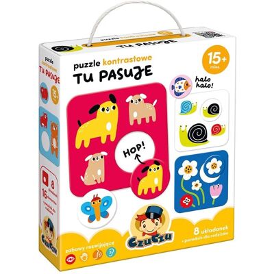 CZUCZU Kontrastipuzzle - Parantaa lasten taitoja CZUCZU Kontrastipuzzle - Parantaa lasten taitoja