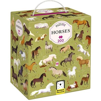 Puzzlove Horses 7 Jaar Onbekend - Boek Puzzlove Horses 7 Jaar Onbekend - Boek