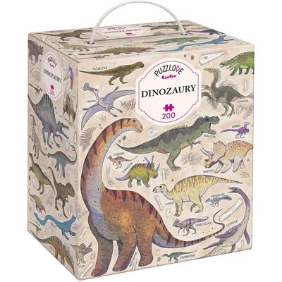 CzuCzu Dinosaurin Palapeli - 200 Osaa - Koulutuksellinen Perhepalapeli CzuCzu Dinosaurin Palapeli - 200 Osaa - Koulutuksellinen Perhepalapeli