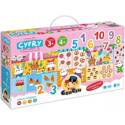 Czuczu Zahlenhasen Puzzle 40 - Puzzle Czuczu Zahlenhasen Puzzle 40 - Puzzle