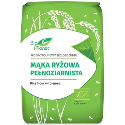 BIO PLANET Mąka ryżowa pełnoziarnista - Mąka ryżowa - Organiczna BIO PLANET Mąka ryżowa pełnoziarnista - Mąka ryżowa - Organiczna