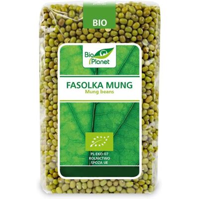 BIO PLANET Ekologiczne fasolki mungo - 500g Rośliny strączkowe BIO PLANET Ekologiczne fasolki mungo - 500g Rośliny strączkowe