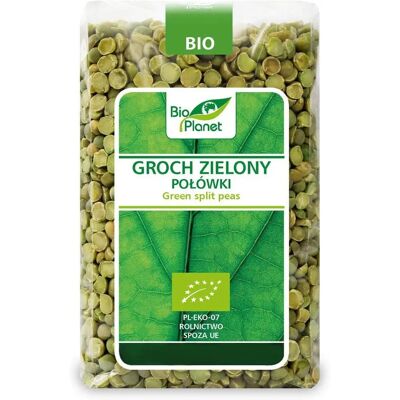 BIO PLANET Petits Pois Verts Moitiés - Aliment - Publicité BIO PLANET Petits Pois Verts Moitiés - Aliment - Publicité