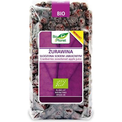 BIO PLANET Organiczne Żurawina Słodzona Sokiem Jabłkowym - Suszone Żurawina BIO PLANET Organiczne Żurawina Słodzona Sokiem Jabłkowym - Suszone Żurawina