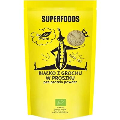 BIO PLANET Bio grochowe białko - 150 g, Wegańskie, Naturalne BIO PLANET Bio grochowe białko - 150 g, Wegańskie, Naturalne
