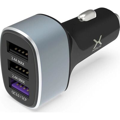 Krux Autoladegerät 3x USB QC 3.0 - Auto Adapter Krux Autoladegerät 3x USB QC 3.0 - Auto Adapter