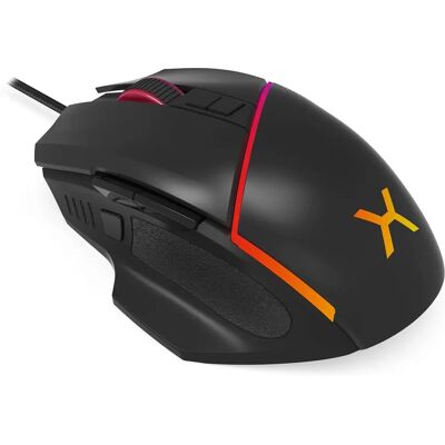 Mouse Gaming Krux Fuze - 8 Pulsanti, RGB, 3200 DPI Mouse Gaming Krux Fuze - 8 Pulsanti, RGB, 3200 DPI