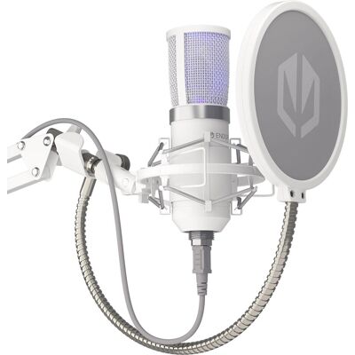 Endorfy Endorfy Solum Streaming Fehér PC-mikrofon - Mikrofon a streaminghez, játékhoz, podcasthoz Endorfy Endorfy Solum Streaming Fehér PC-mikrofon - Mikrofon a streaminghez, játékhoz, podcasthoz
