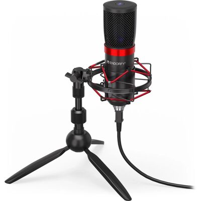 Microfon USB Endorfy Solum T pentru streaming, podcast, gaming - Negru Microfon USB Endorfy Solum T pentru streaming, podcast, gaming - Negru