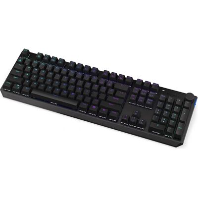 Endorfy Vezeték nélküli Mechanikus Billentyűzet Fekete - 104 Gombok RGB Bluetooth Endorfy Vezeték nélküli Mechanikus Billentyűzet Fekete - 104 Gombok RGB Bluetooth