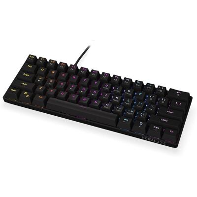 Krux Qara 60% - Klawiatura gamingowa mechaniczna Krux Qara 60% - Klawiatura gamingowa mechaniczna