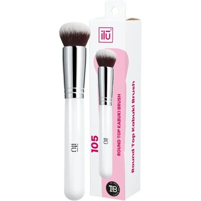 Ilū Kabuki Rund Spitze Pinsel - Make-up Pinsel für Alle Hauttypen Ilū Kabuki Rund Spitze Pinsel - Make-up Pinsel für Alle Hauttypen