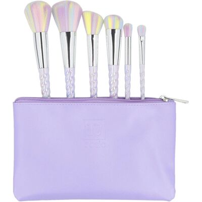 ilū - Basic Unicorn - Mehrfarbige Borsten - Make-up-Pinsel-Set ilū - Basic Unicorn - Mehrfarbige Borsten - Make-up-Pinsel-Set