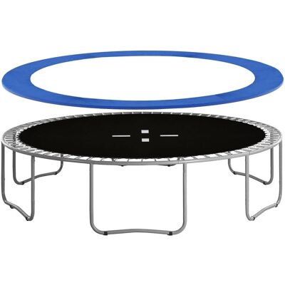 Modrá ochranná krytka Springos 244cm - Překrytí na trampolínu Modrá ochranná krytka Springos 244cm - Překrytí na trampolínu