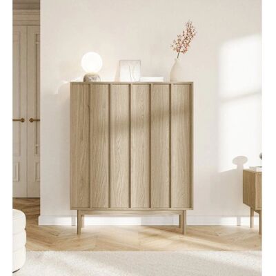 Selsey Highboard - Eichenholzoptik, 100cm - Stauraum Selsey Highboard - Eichenholzoptik, 100cm - Stauraum