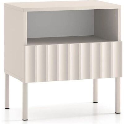 Selsey Nachttisch mit Schublade, hellbeige, 100 cm Selsey Nachttisch mit Schublade, hellbeige, 100 cm