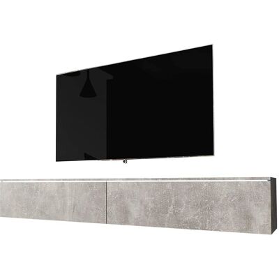 Selsey Kane Meuble TV Scandinave Moderne Mural - 180cm - Publicité Selsey Kane Meuble TV Scandinave Moderne Mural - 180cm - Publicité