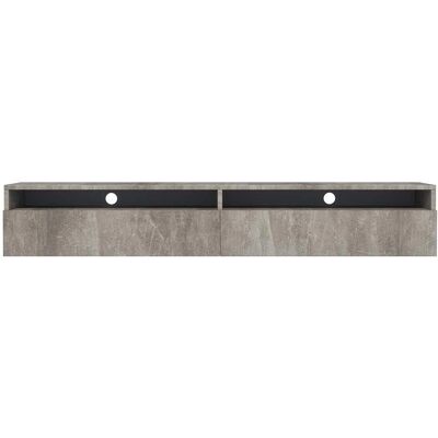 Selsey Rednaw TV-Möbel - 180cm - Beton - Modernes Design Selsey Rednaw TV-Möbel - 180cm - Beton - Modernes Design