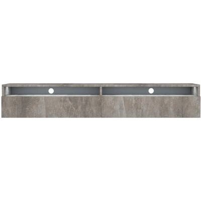 Selsey Rednaw - Meuble TV gris moderne - 180cm - Publicité Selsey Rednaw - Meuble TV gris moderne - 180cm - Publicité