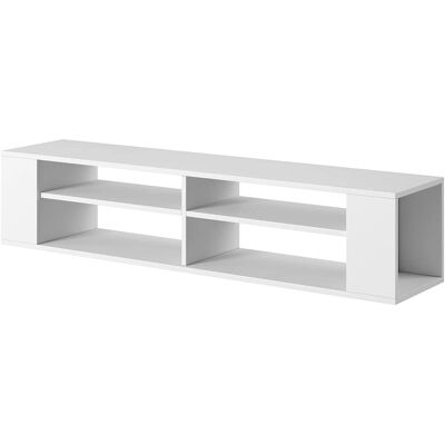 Selsey Weri - Mobile TV sospeso - Moderno, Bianco - 140cm Selsey Weri - Mobile TV sospeso - Moderno, Bianco - 140cm