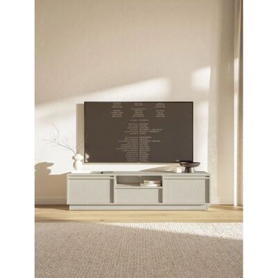 Selsey Evo 154cm Beiger TV-Schrank - 3 Türen, 3 Schubladen Selsey Evo 154cm Beiger TV-Schrank - 3 Türen, 3 Schubladen