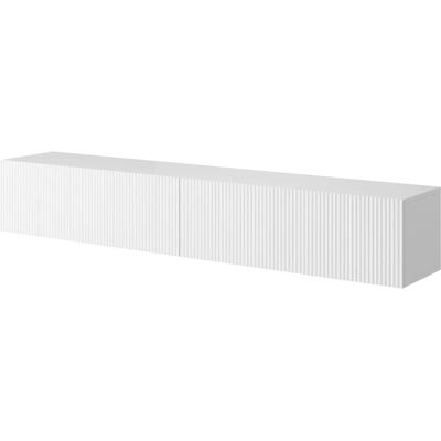Selsey Veldio - Biały Półka na TV na Ścianę - 175cm - Nowoczesny Design Selsey Veldio - Biały Półka na TV na Ścianę - 175cm - Nowoczesny Design