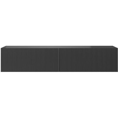 Selsey Veldio Wandmontierter TV-Schrank - 140cm - Schwarz Selsey Veldio Wandmontierter TV-Schrank - 140cm - Schwarz