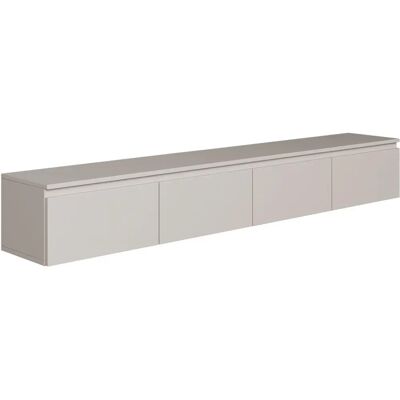 Selsey BEMMI Wisząca na ścianie szafka RTV - 200cm - Greige Selsey BEMMI Wisząca na ścianie szafka RTV - 200cm - Greige